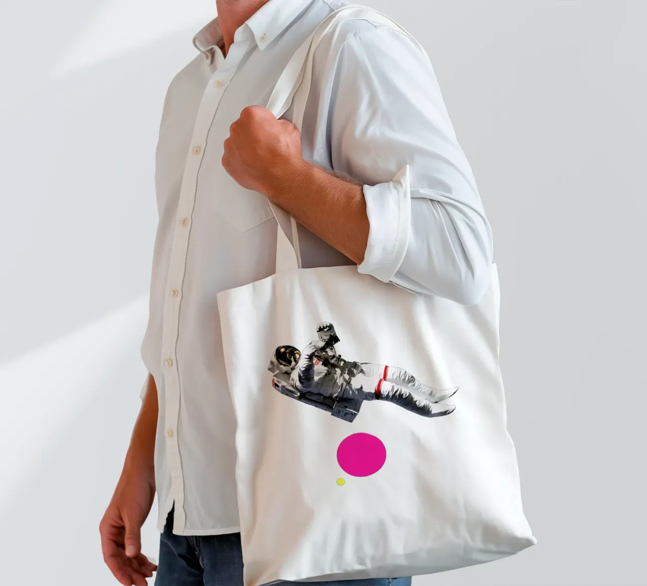 Float tote bag by Cassia Beck Collage