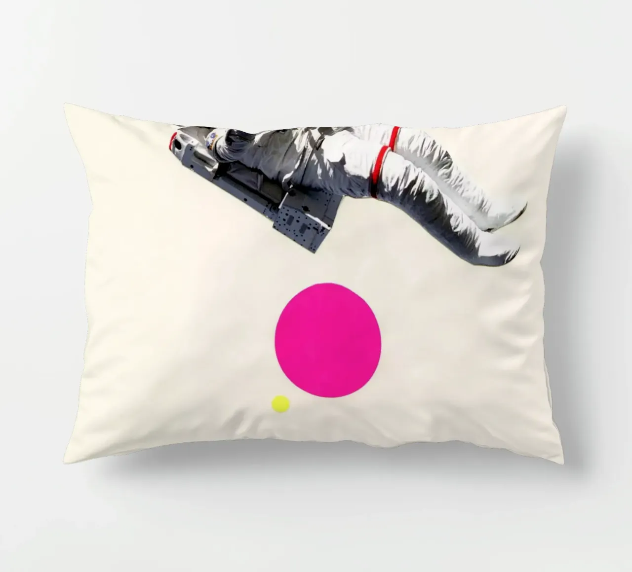 Float decorative cushion by Cassia Beck Collage
