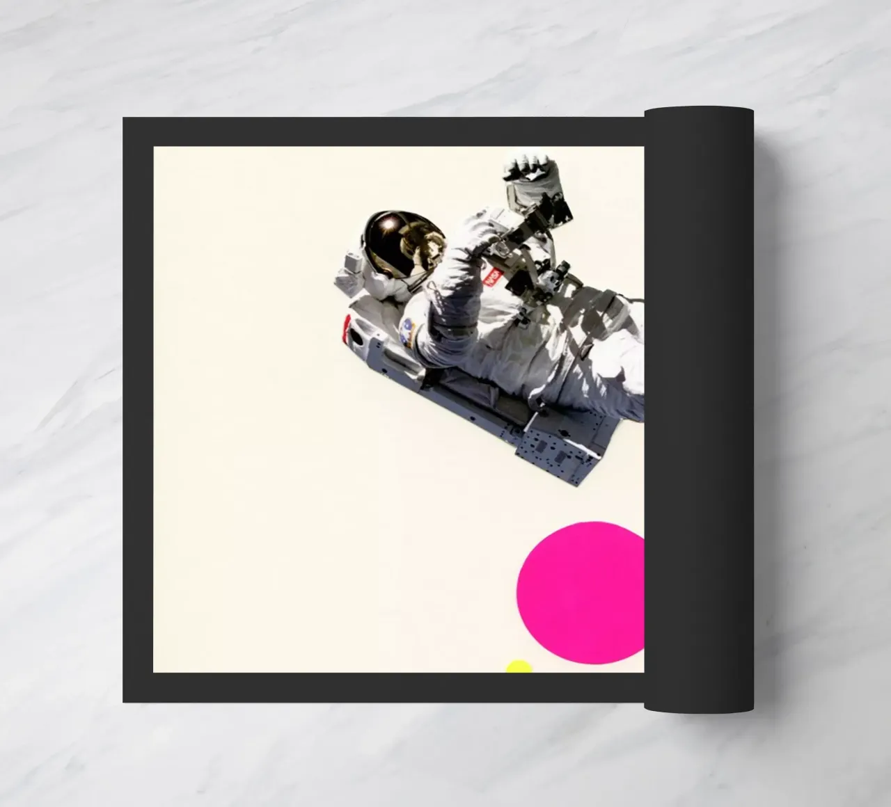 Float doormat by Cassia Beck Collage