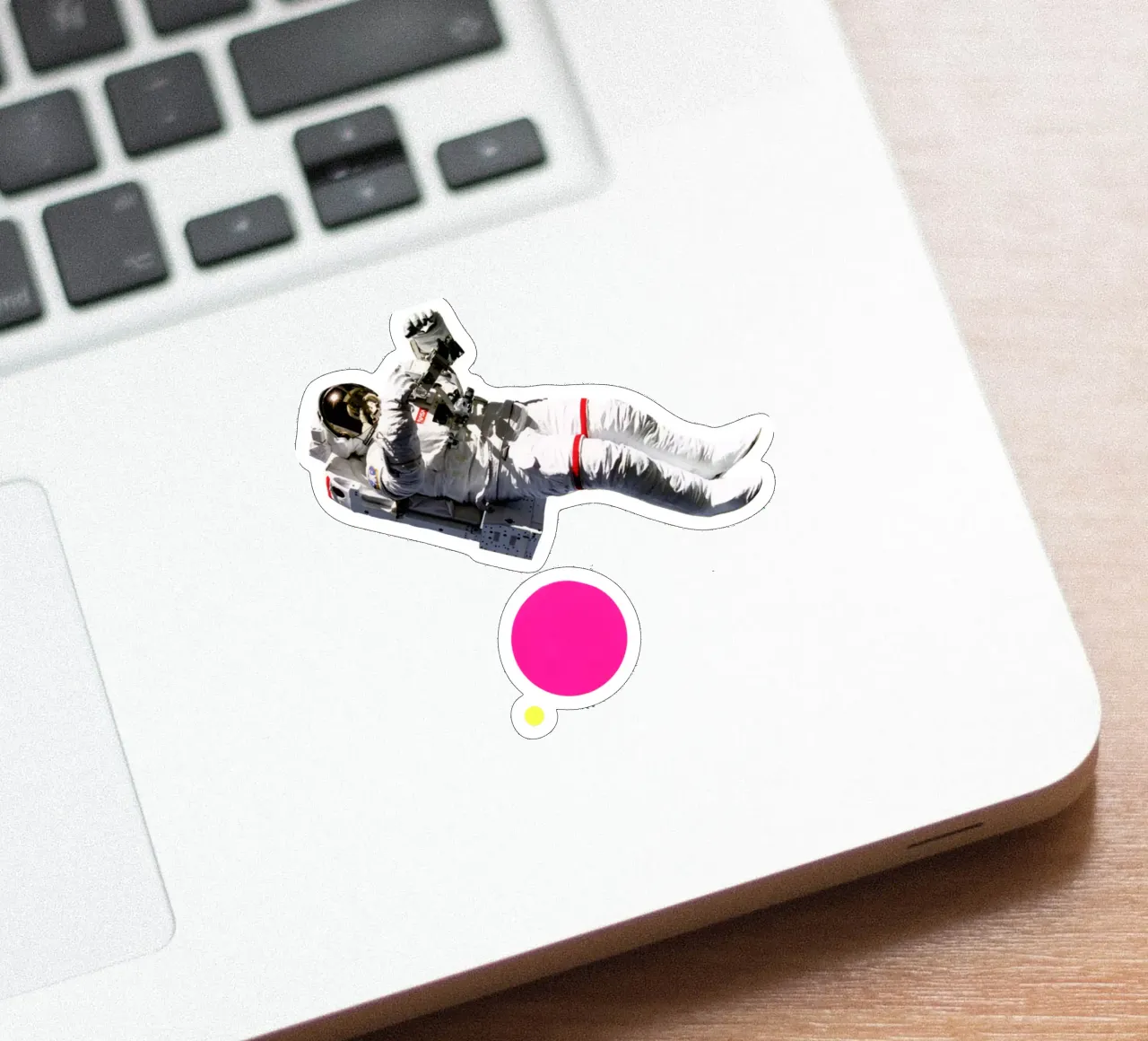 Schwimmer Sticker von Cassia Beck Collage