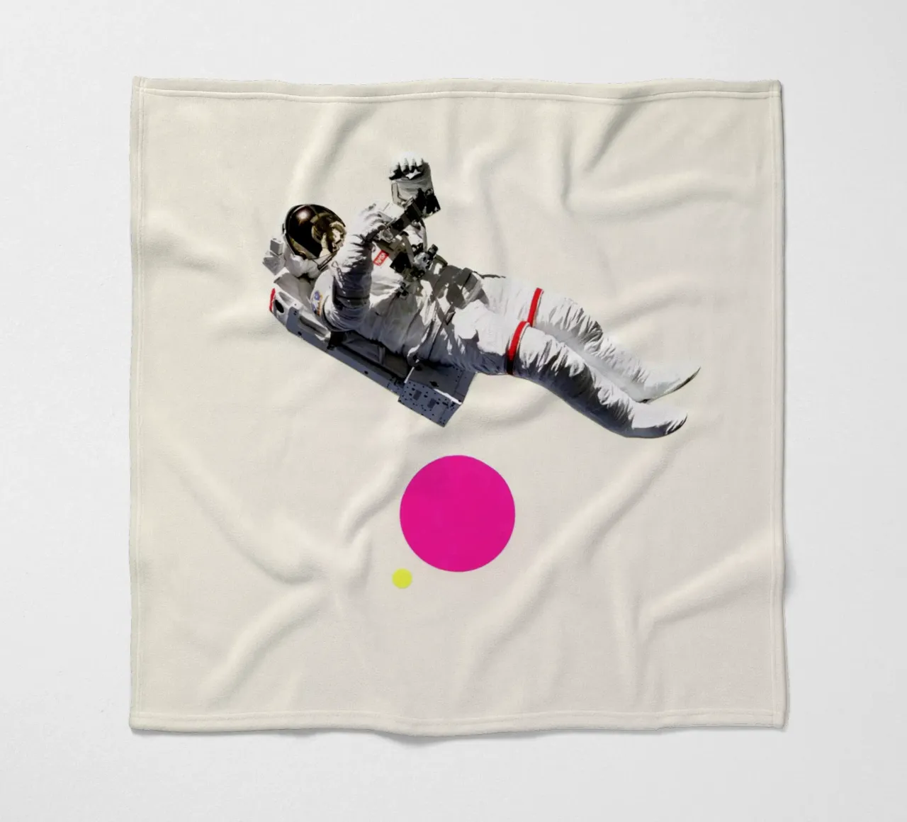 Float fleece blanket by Cassia Beck Collage