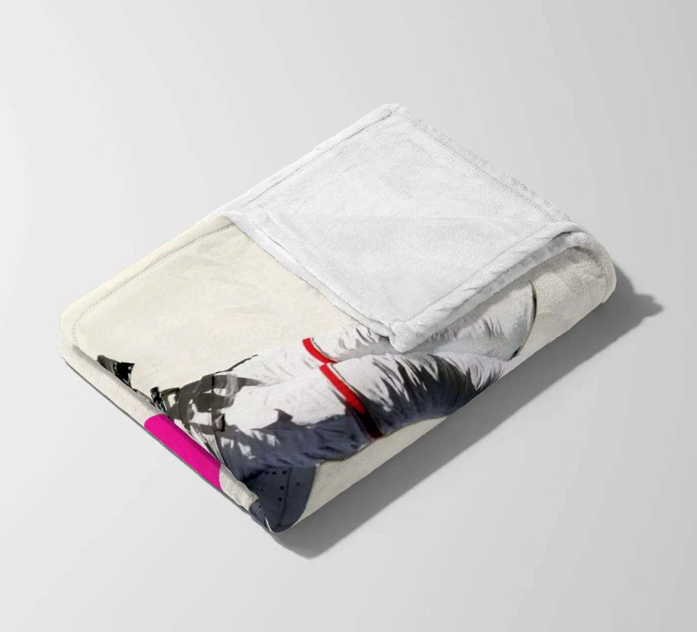 Schwimmer Fleecedecke von Cassia Beck Collage