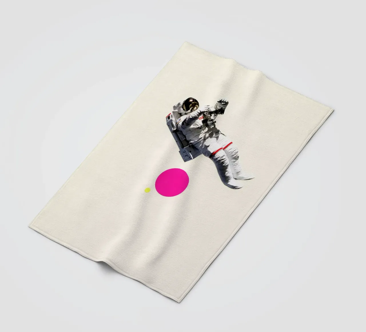 Float fleece blanket by Cassia Beck Collage