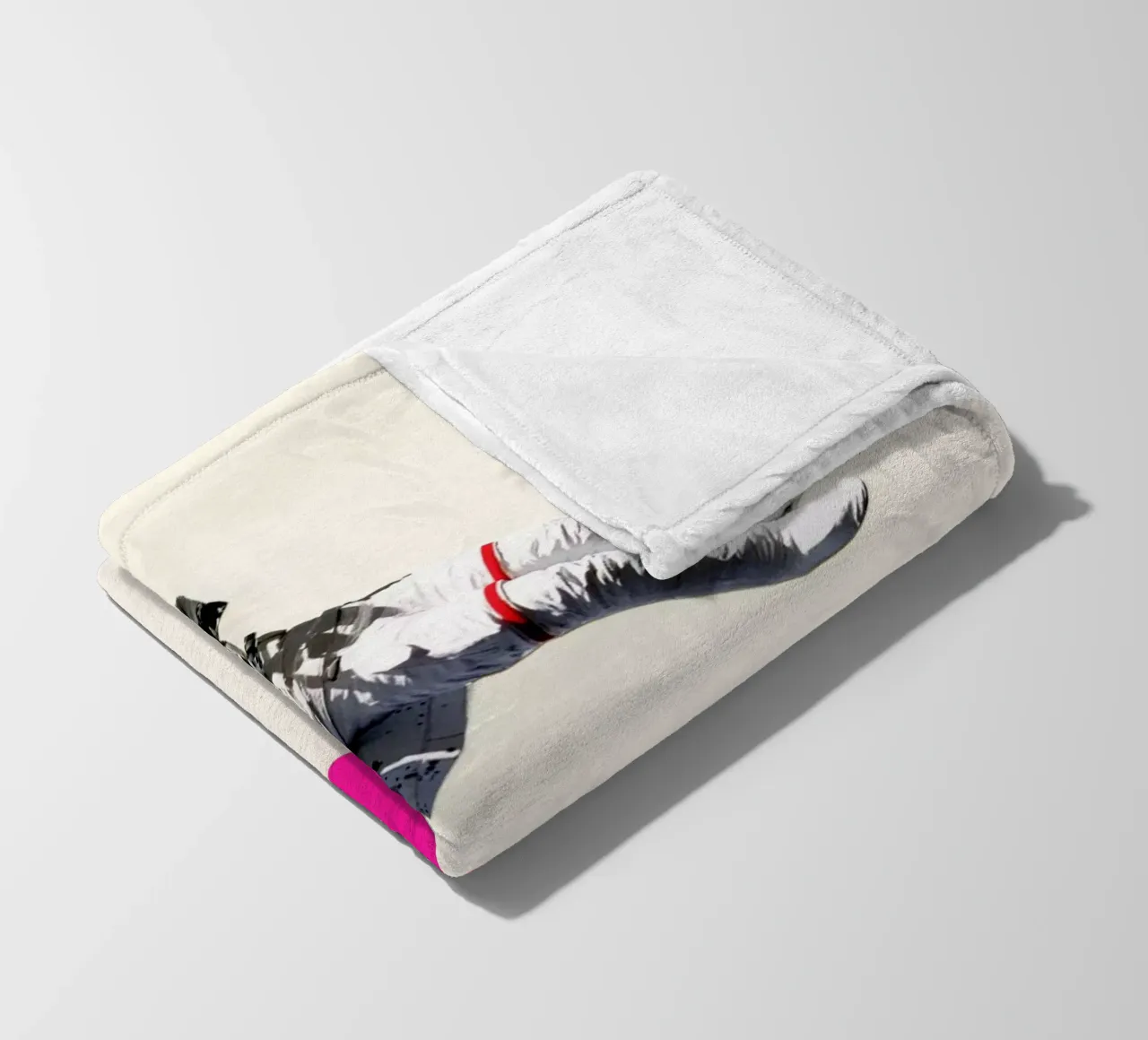 Float fleece blanket by Cassia Beck Collage