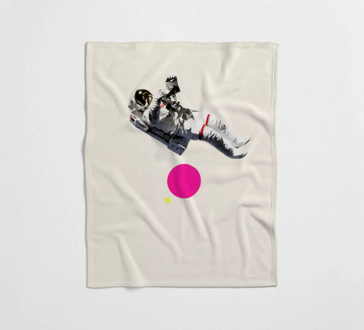 Schwimmer Fleecedecke von Cassia Beck Collage