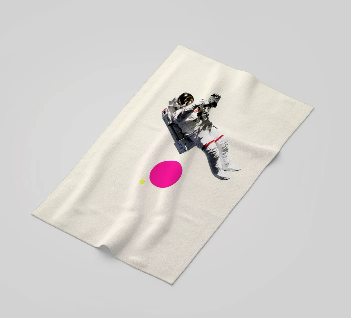 Float beach towel by Cassia Beck Collage