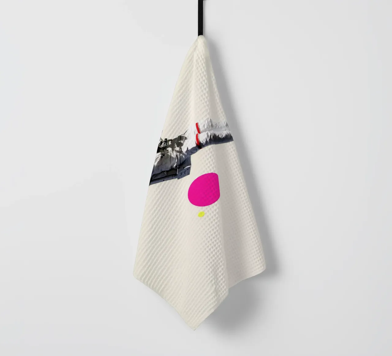 Float tea towel by Cassia Beck Collage