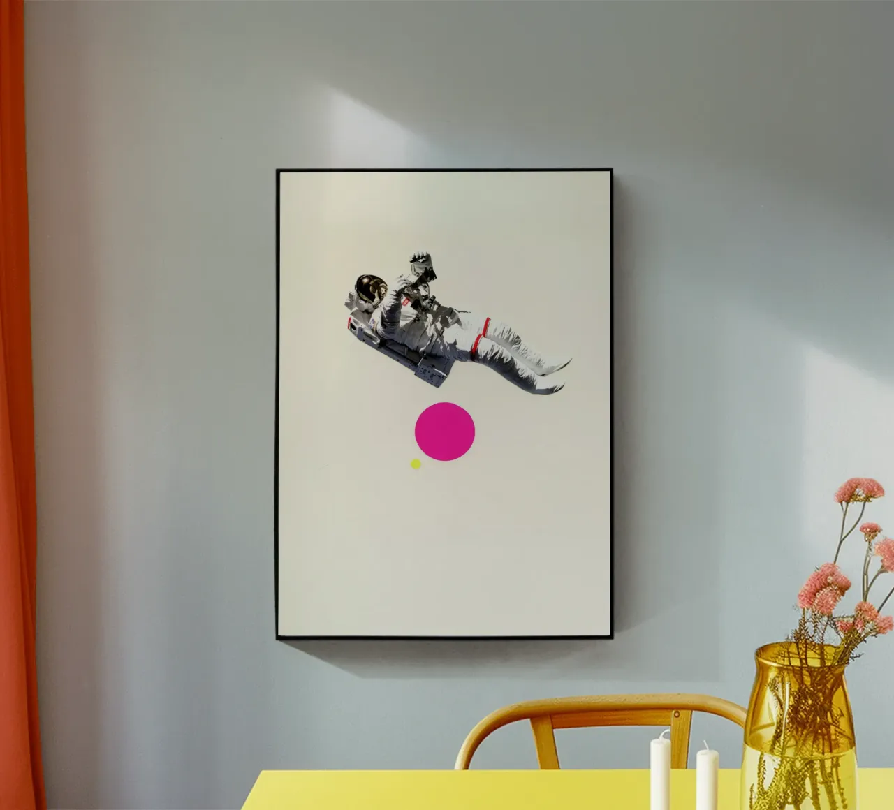 Float acrylic glass by Cassia Beck Collage