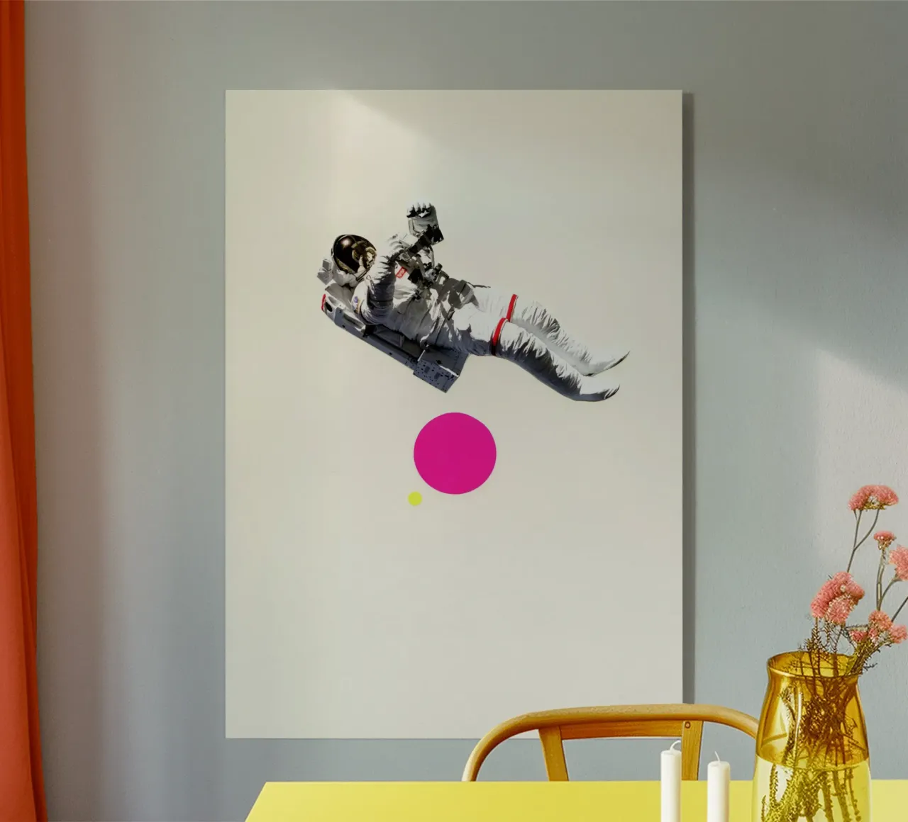 Float acrylic glass by Cassia Beck Collage