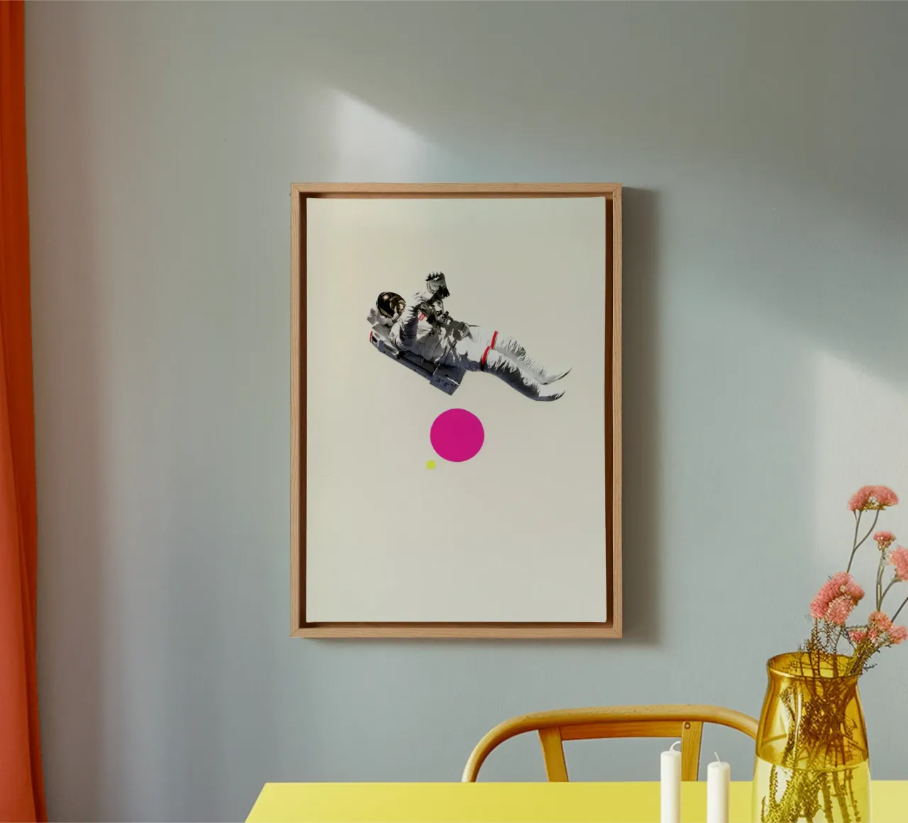 Float canvas by Cassia Beck Collage