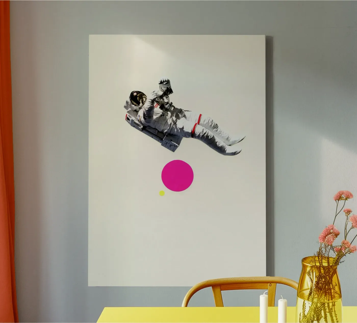 Vlotter canvas van Cassia Beck Collage