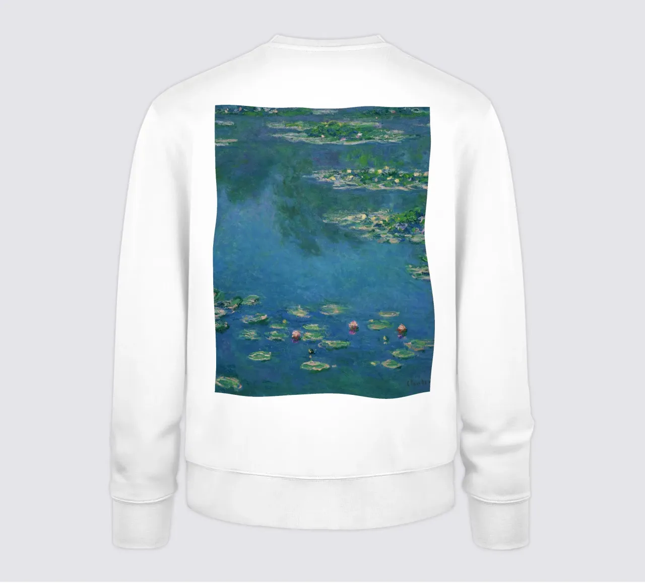 Pittura di ninfee in stile Monet felpa da Art in Color