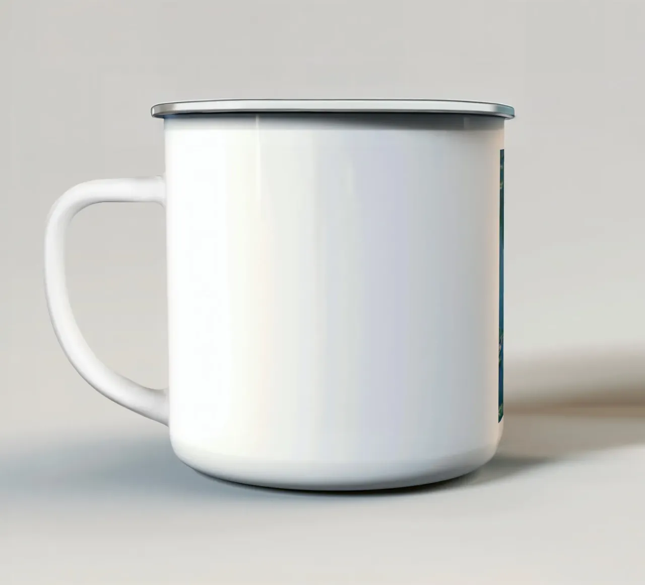 Pittura di ninfee in stile Monet tazza in smalto da Art in Color