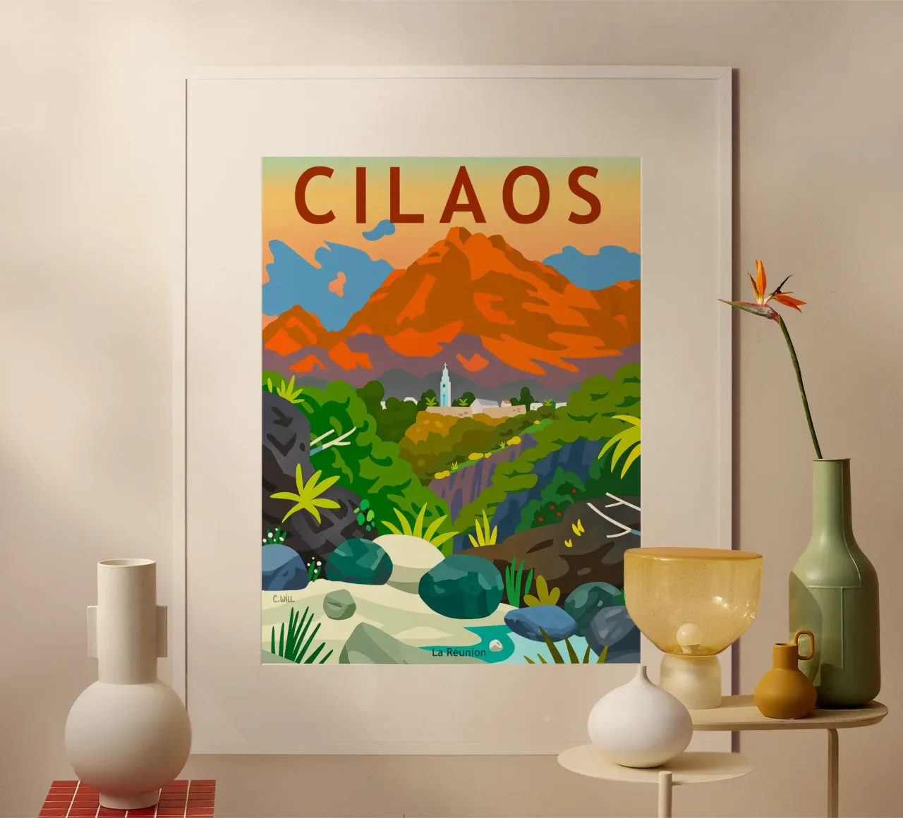 Cilaos poster da C.WILL