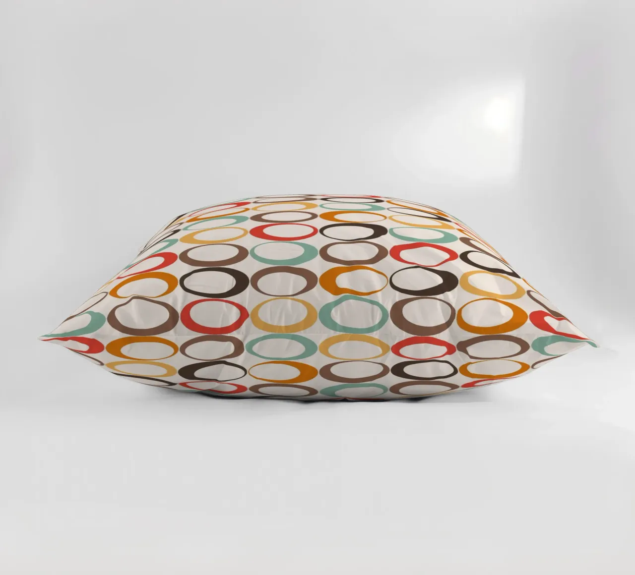 Loop retrò colorati Vibrazione nostalgica cuscino da Timeless moderna