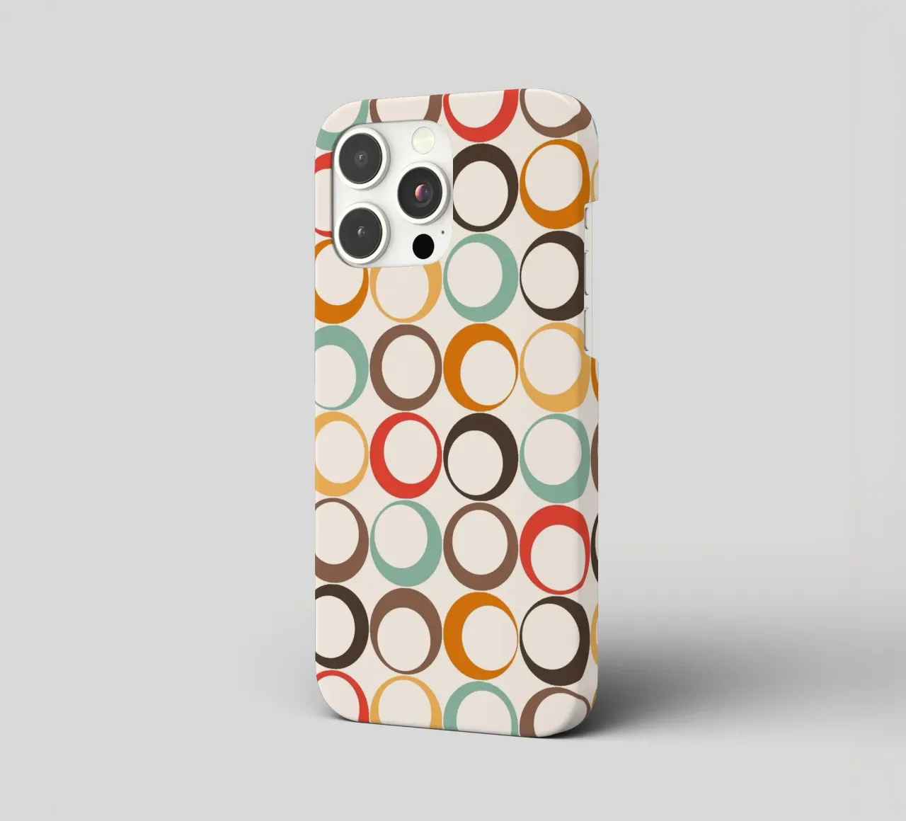 Loop retrò colorati Vibrazione nostalgica cover iphone da Timeless moderna