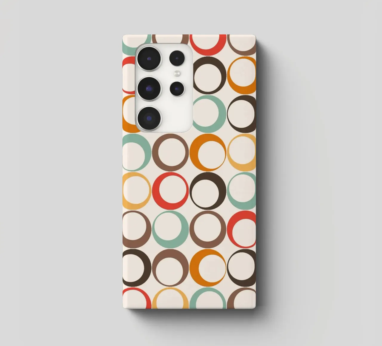 Loop retrò colorati Vibrazione nostalgica cover samsung da Timeless moderna