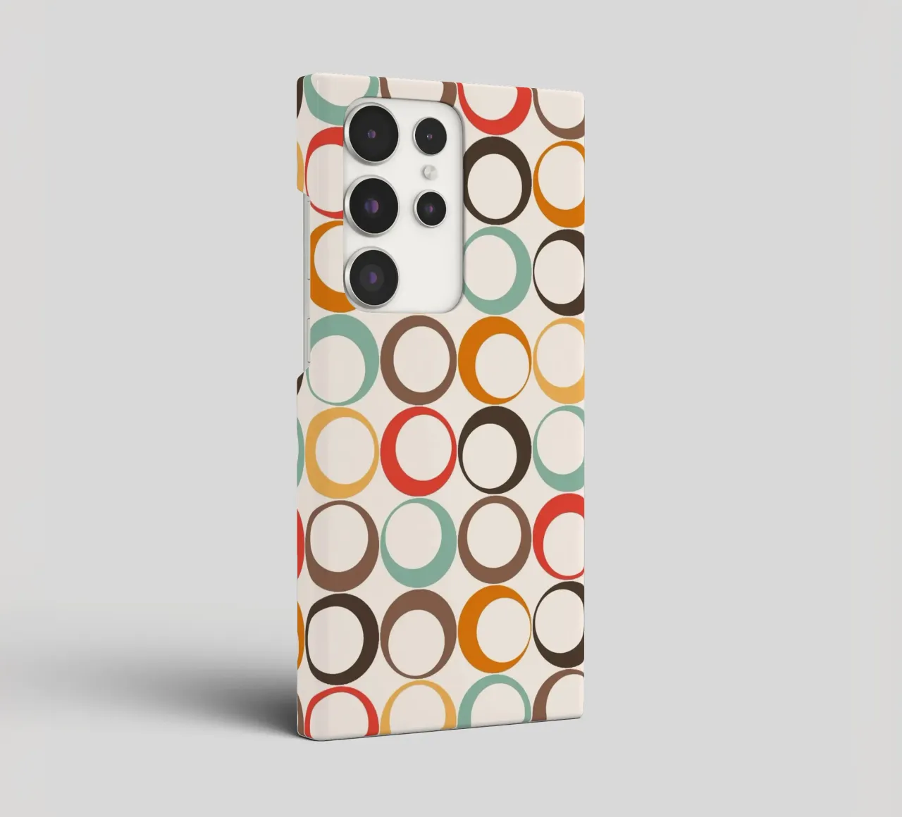 Loop retrò colorati Vibrazione nostalgica cover samsung da Timeless moderna