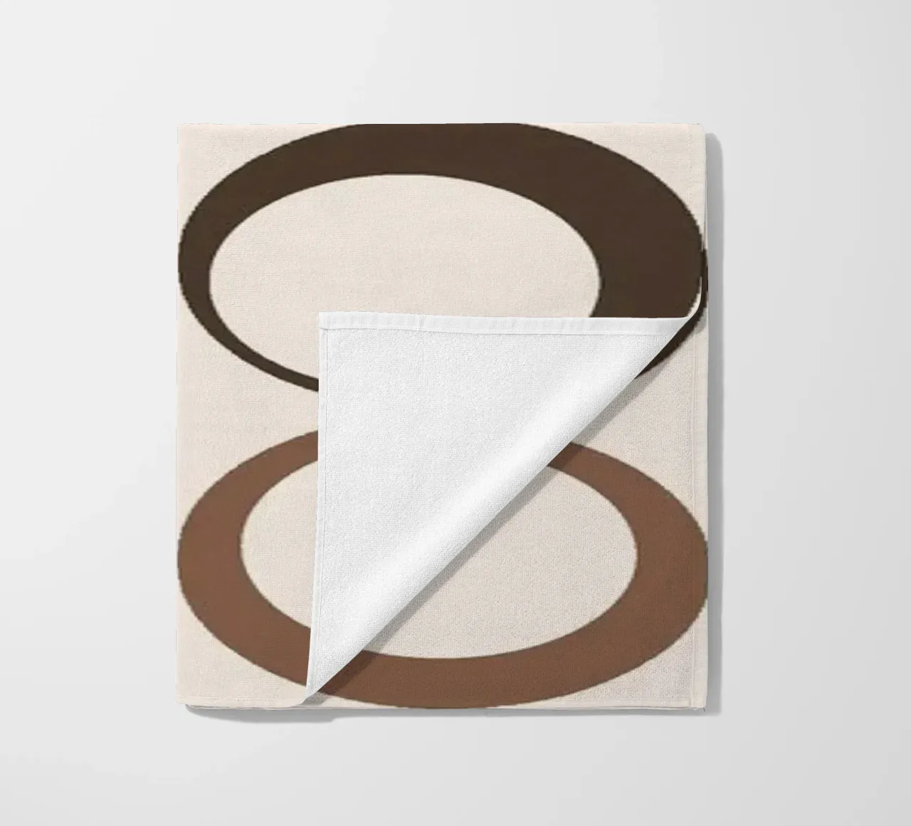 Loop retrò colorati Vibrazione nostalgica telo mare da Timeless moderna