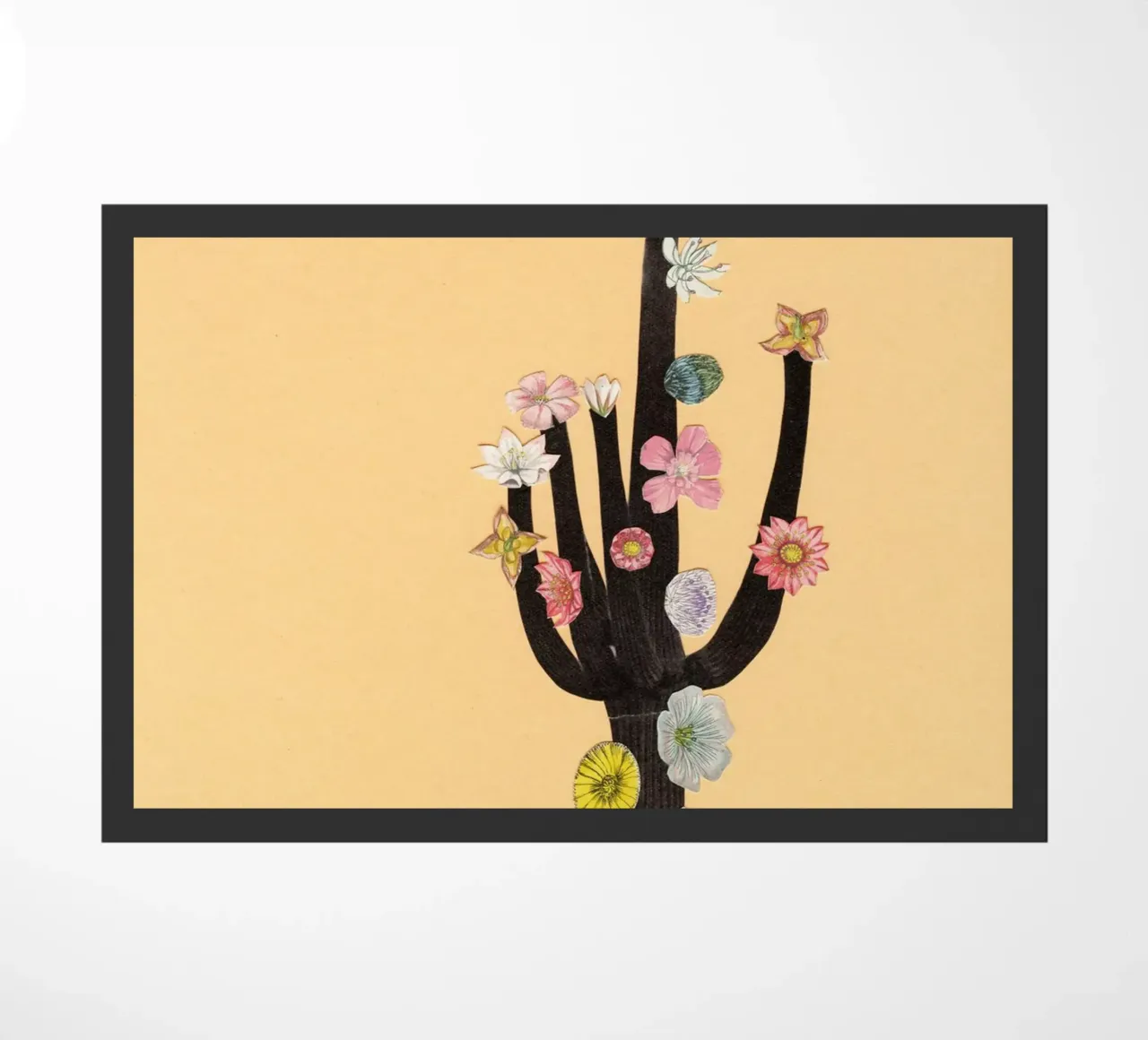 Cactus in fiore zerbino da Cassia Beck Collage