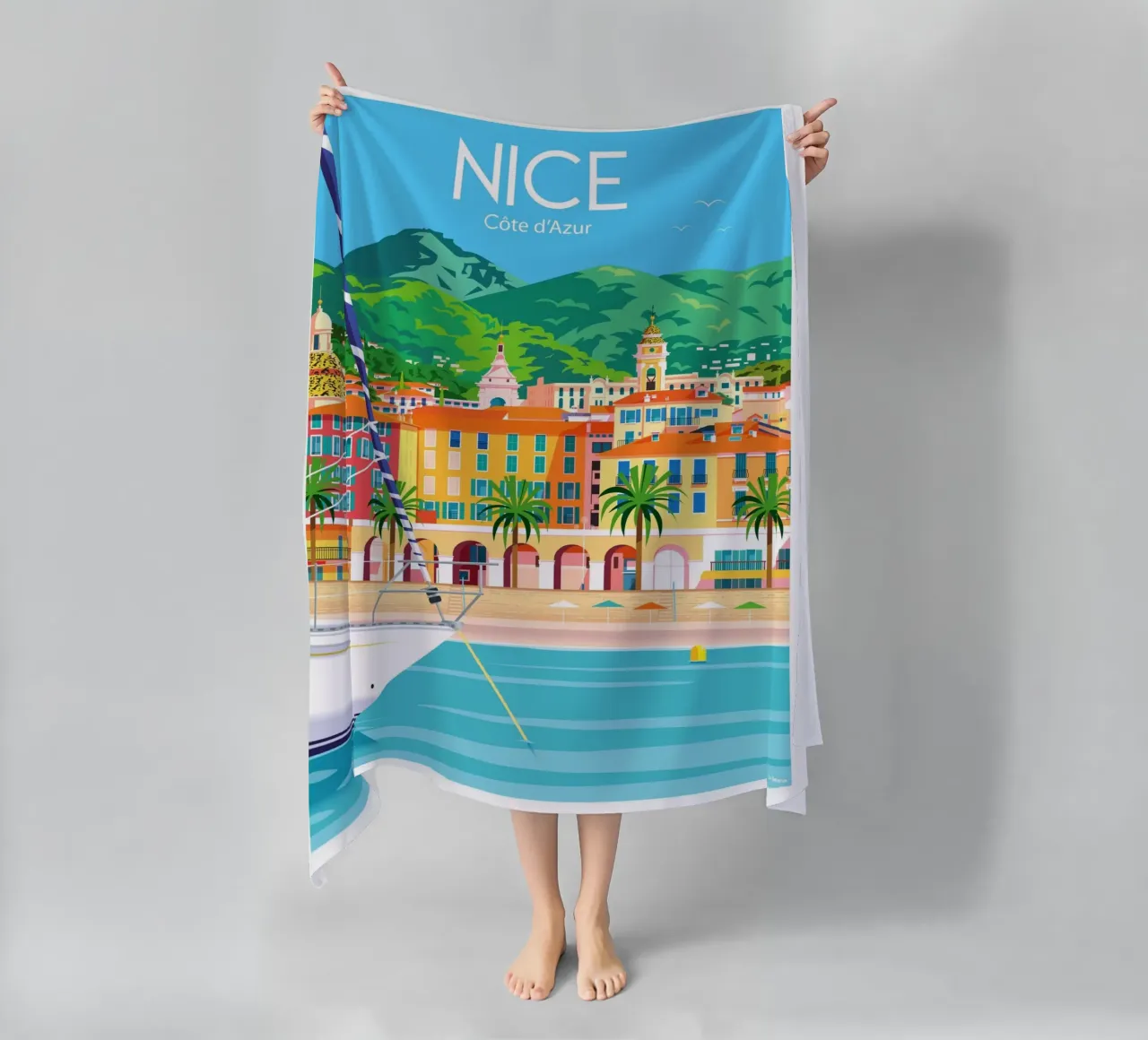 Nice beach towel by Raphaël Delerue