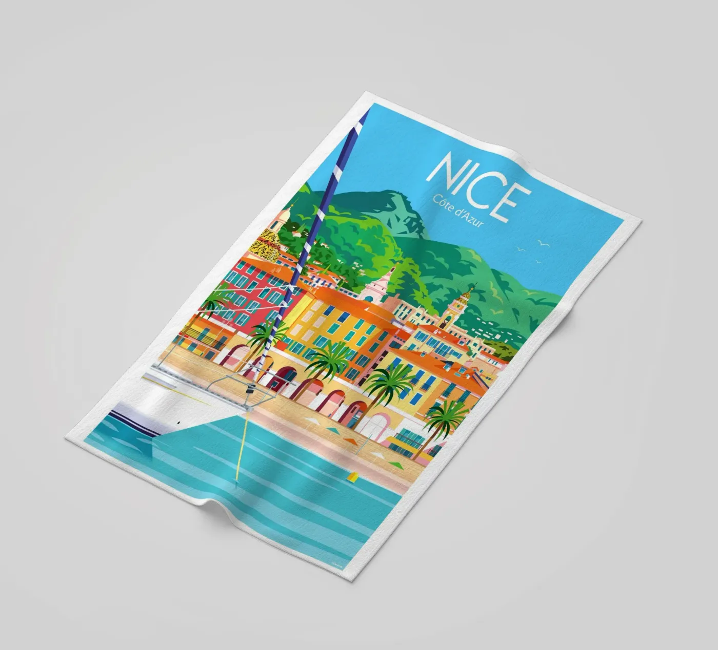 Nice beach towel by Raphaël Delerue