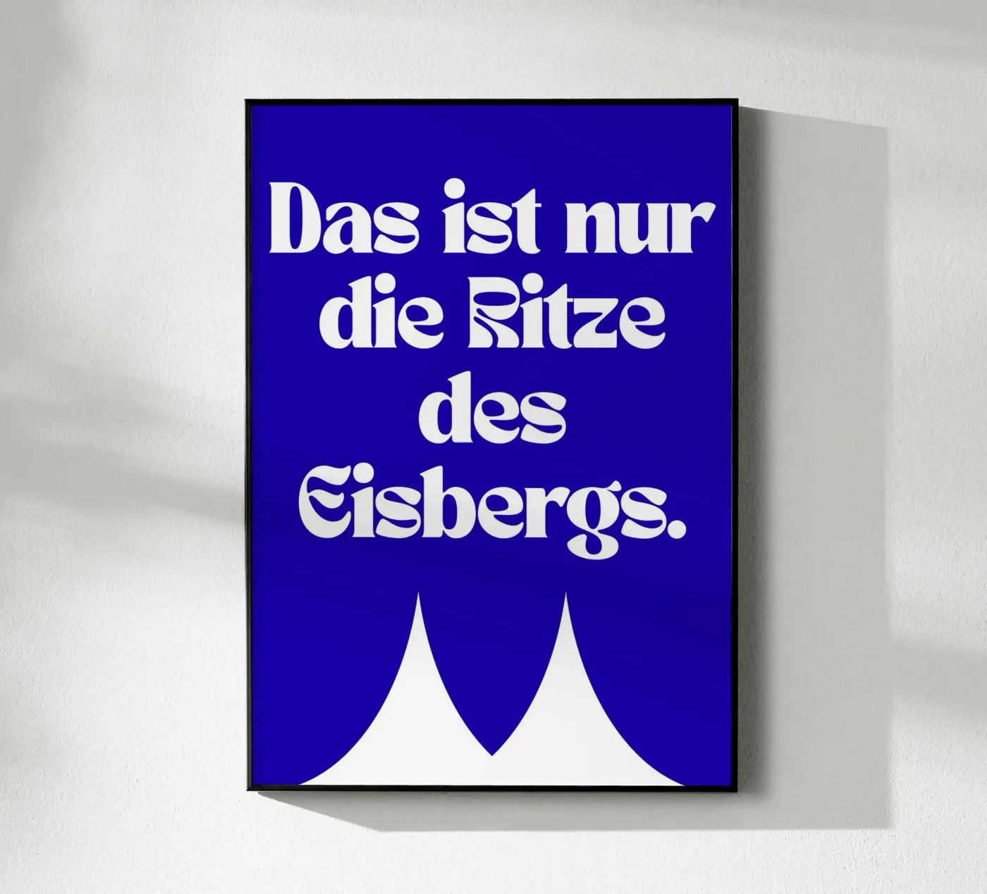 Die Ritze des Eisbergs acryl van Flosters