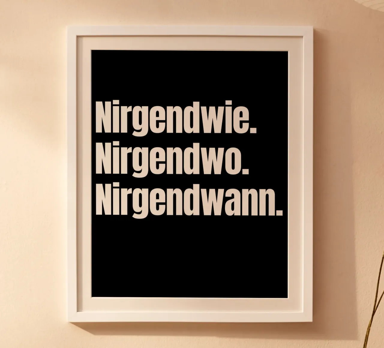 Nirgendwie. Nirgendwo. Nirgendwann. carta hahnemühle da Flosters