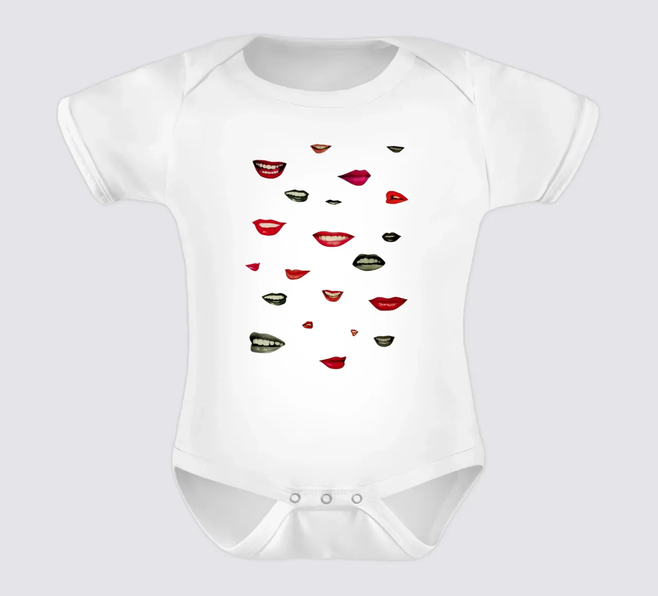 Rubare baci body neonato maniche corte da Cassia Beck Collage