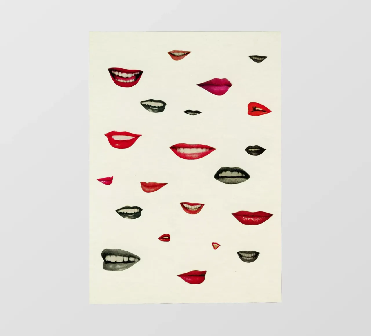 Rubare baci telo in pvc da Cassia Beck Collage