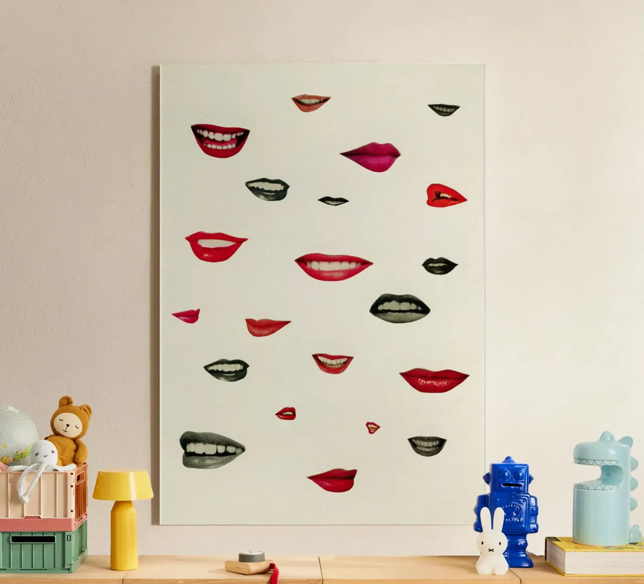 Rubare baci plexiglass da Cassia Beck Collage