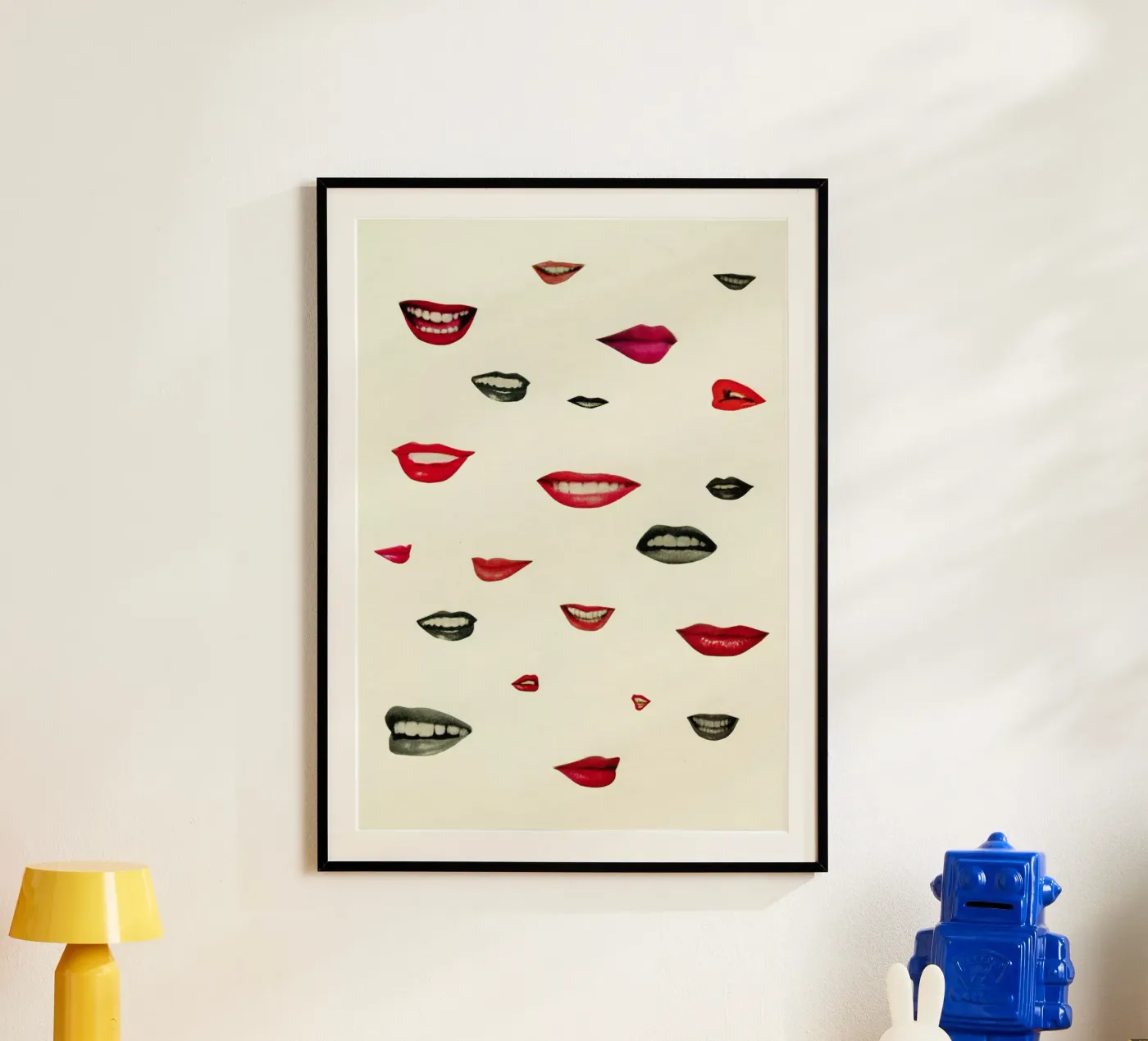 Stealing Kisses poster by Cassia Beck Collage