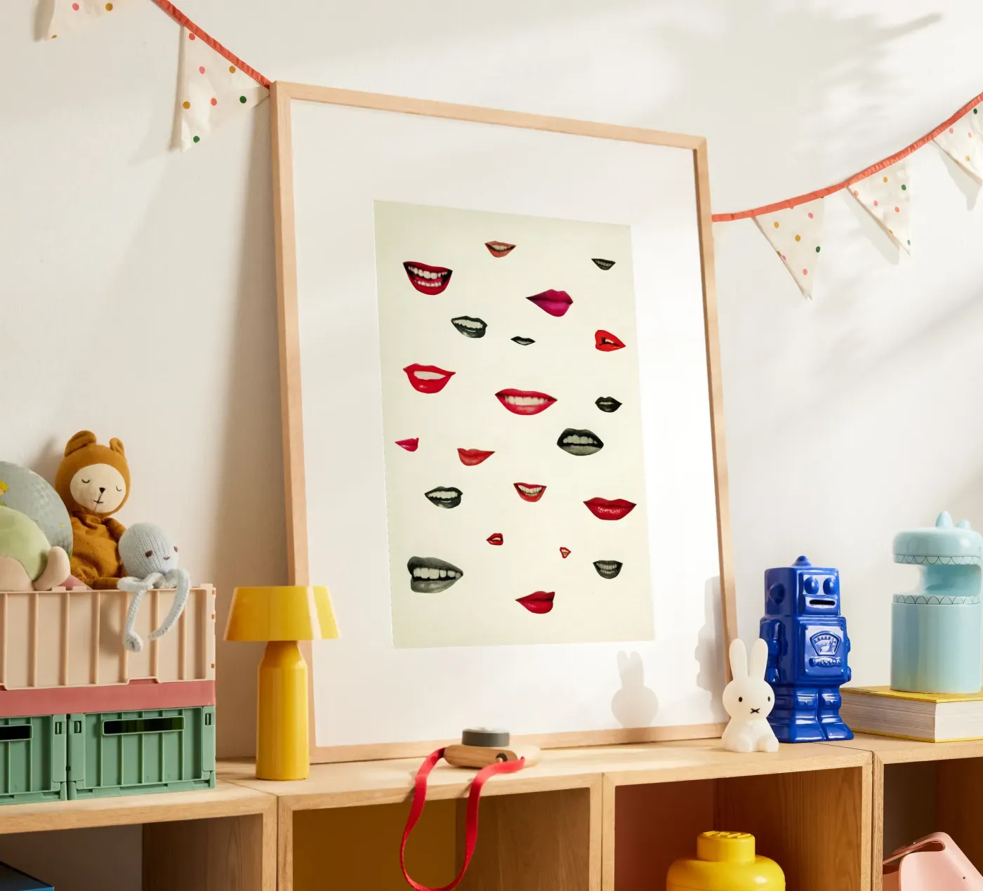 Stealing Kisses poster by Cassia Beck Collage