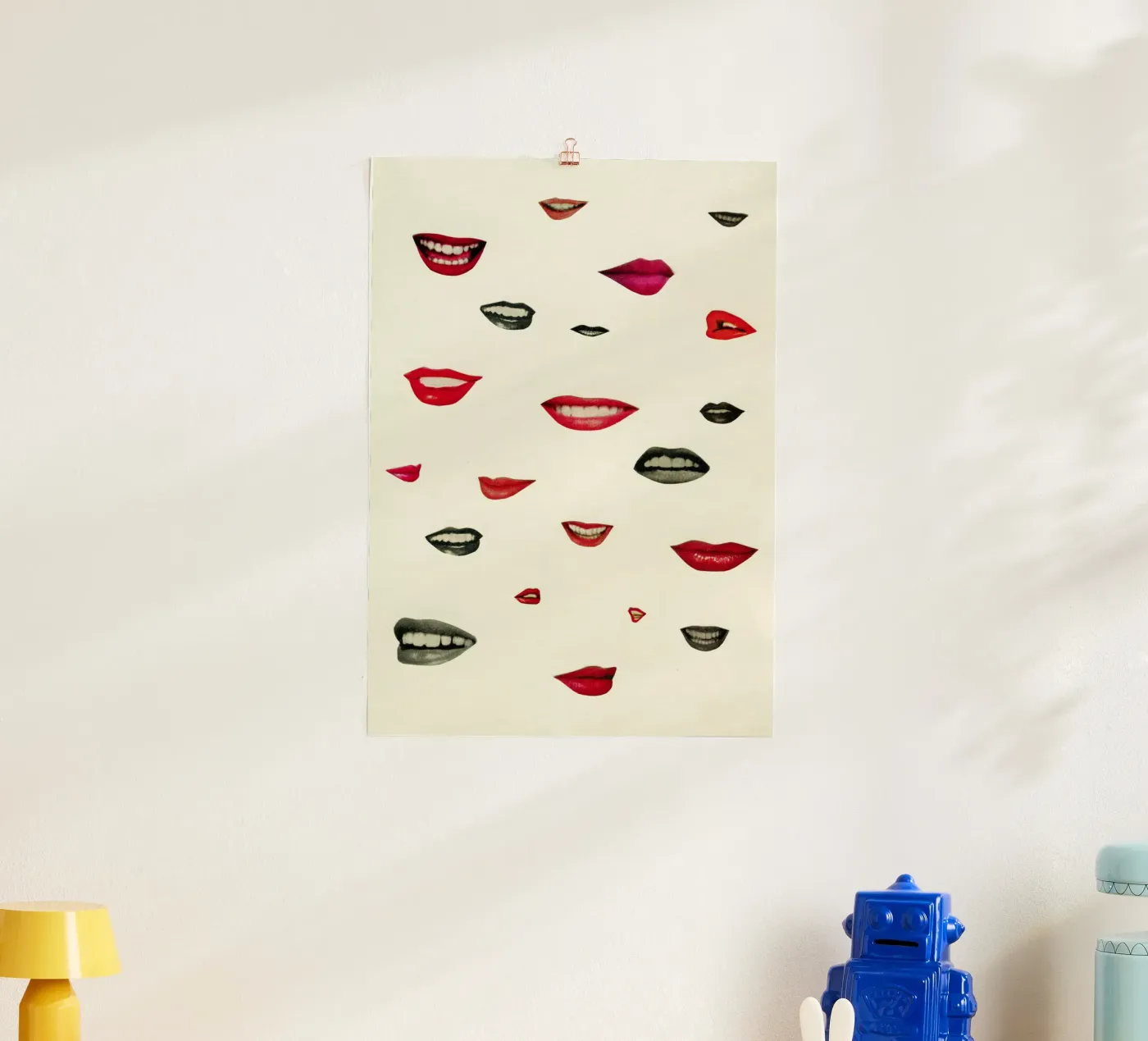 Stealing Kisses poster by Cassia Beck Collage