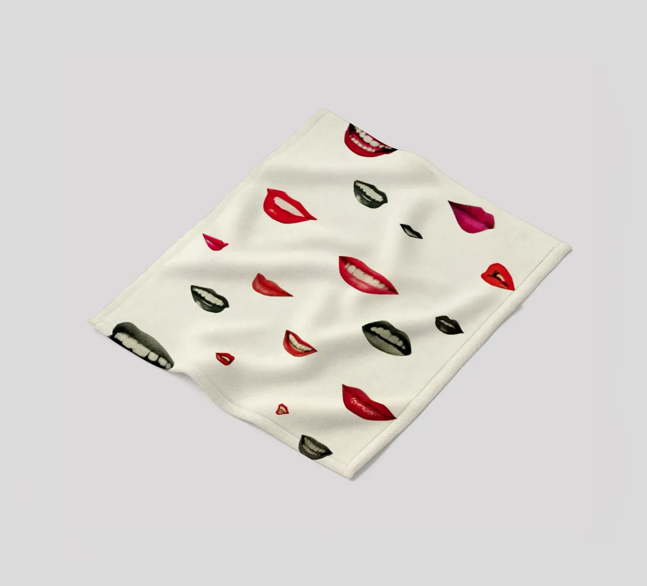 Rubare baci coperta in pile da Cassia Beck Collage
