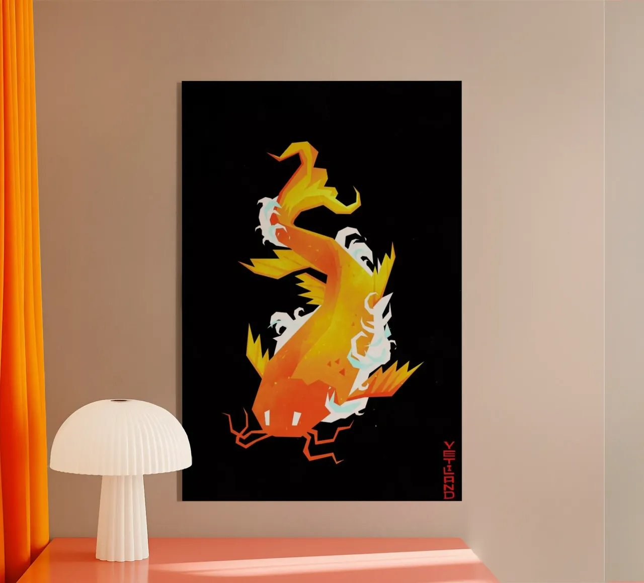 Koi plexiglass da Yetiland