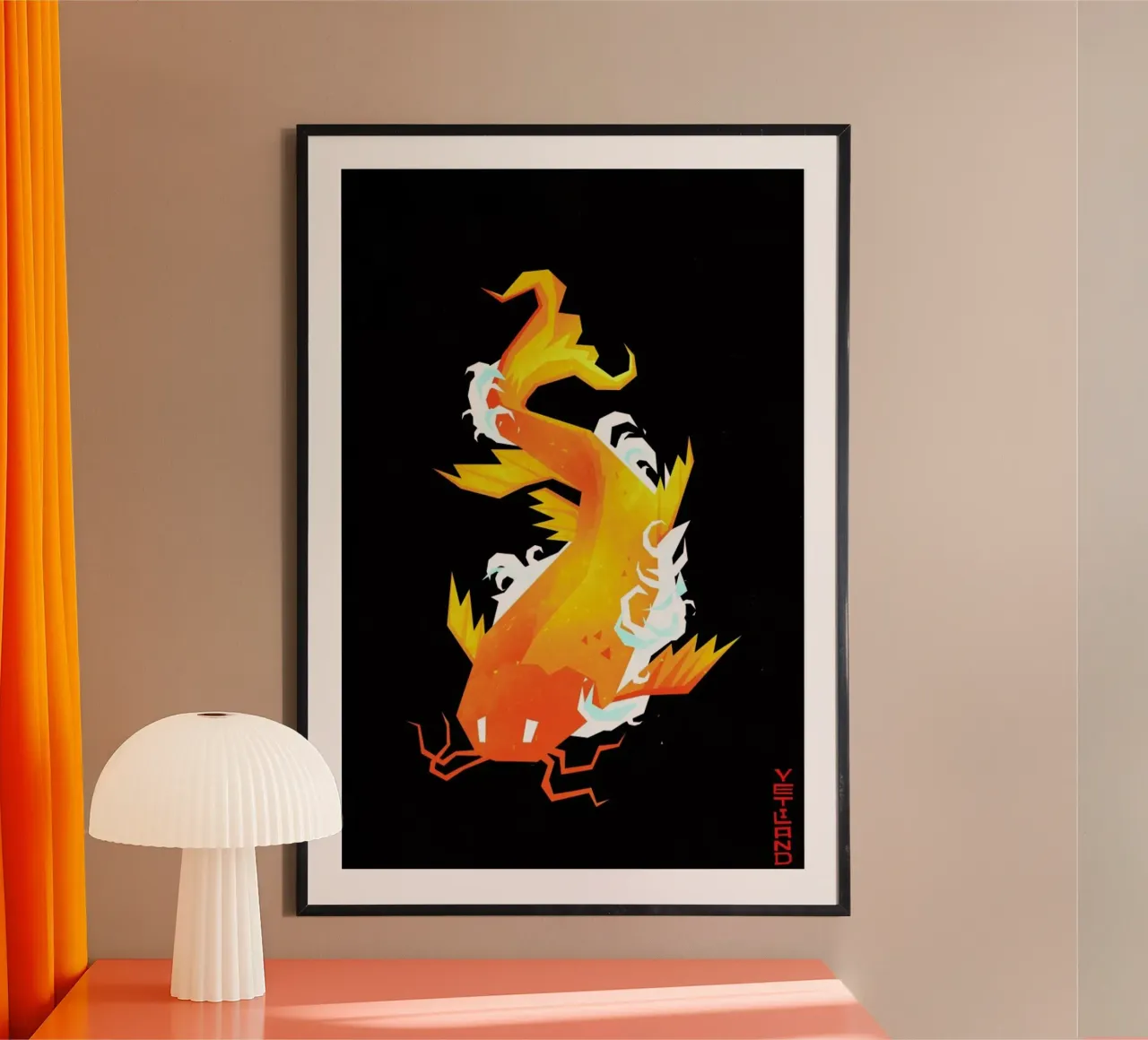 Koi poster by Yetiland