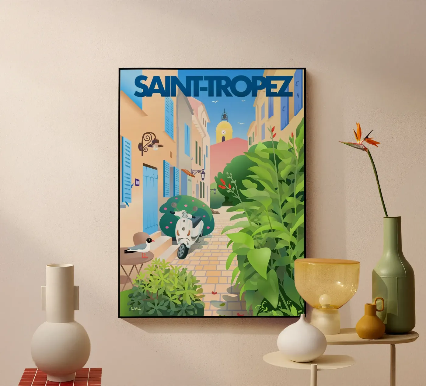 Saint-Tropez plexiglass da C.WILL