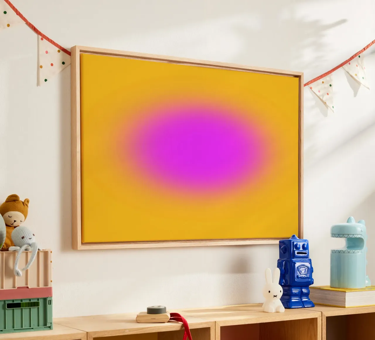 Sun down canvas by UrbanART