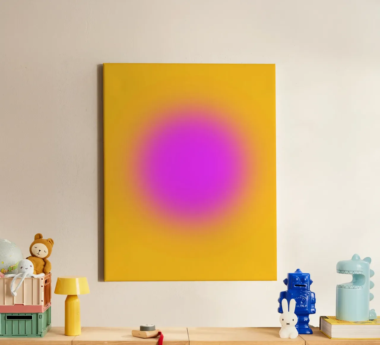 Sun down canvas by UrbanART