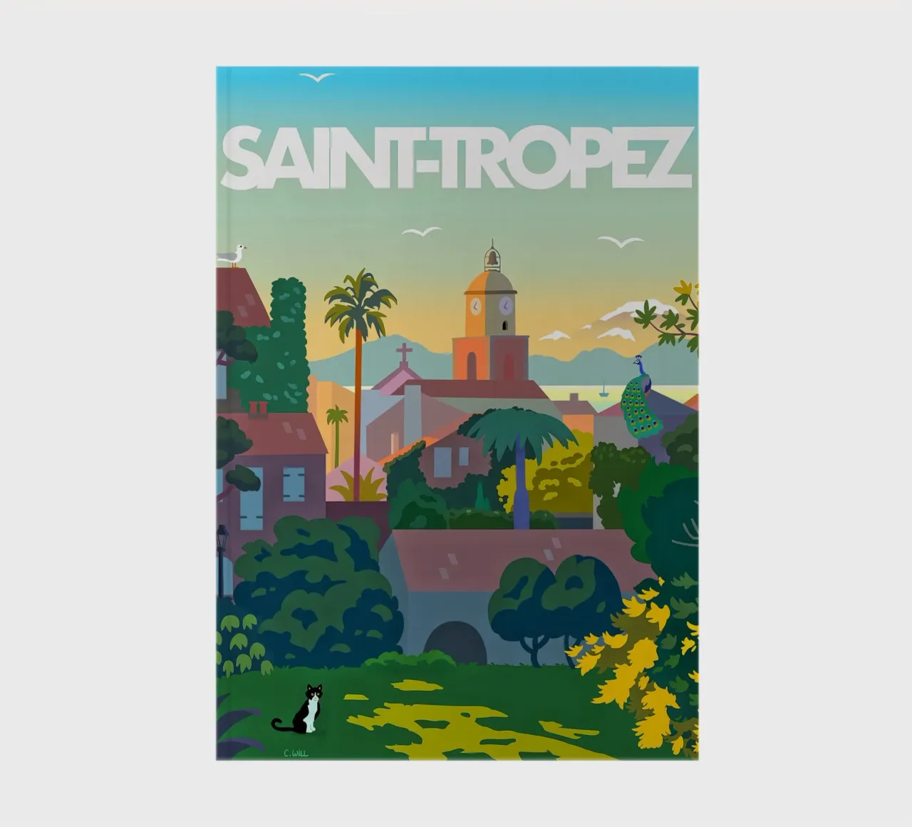 Saint-Tropez notebook by C.WILL