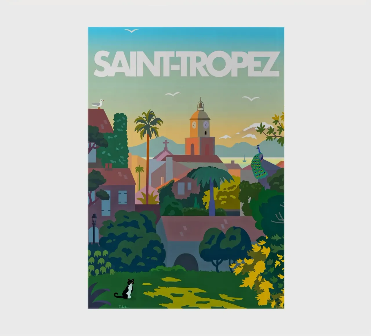 Saint-Tropez notebook by C.WILL
