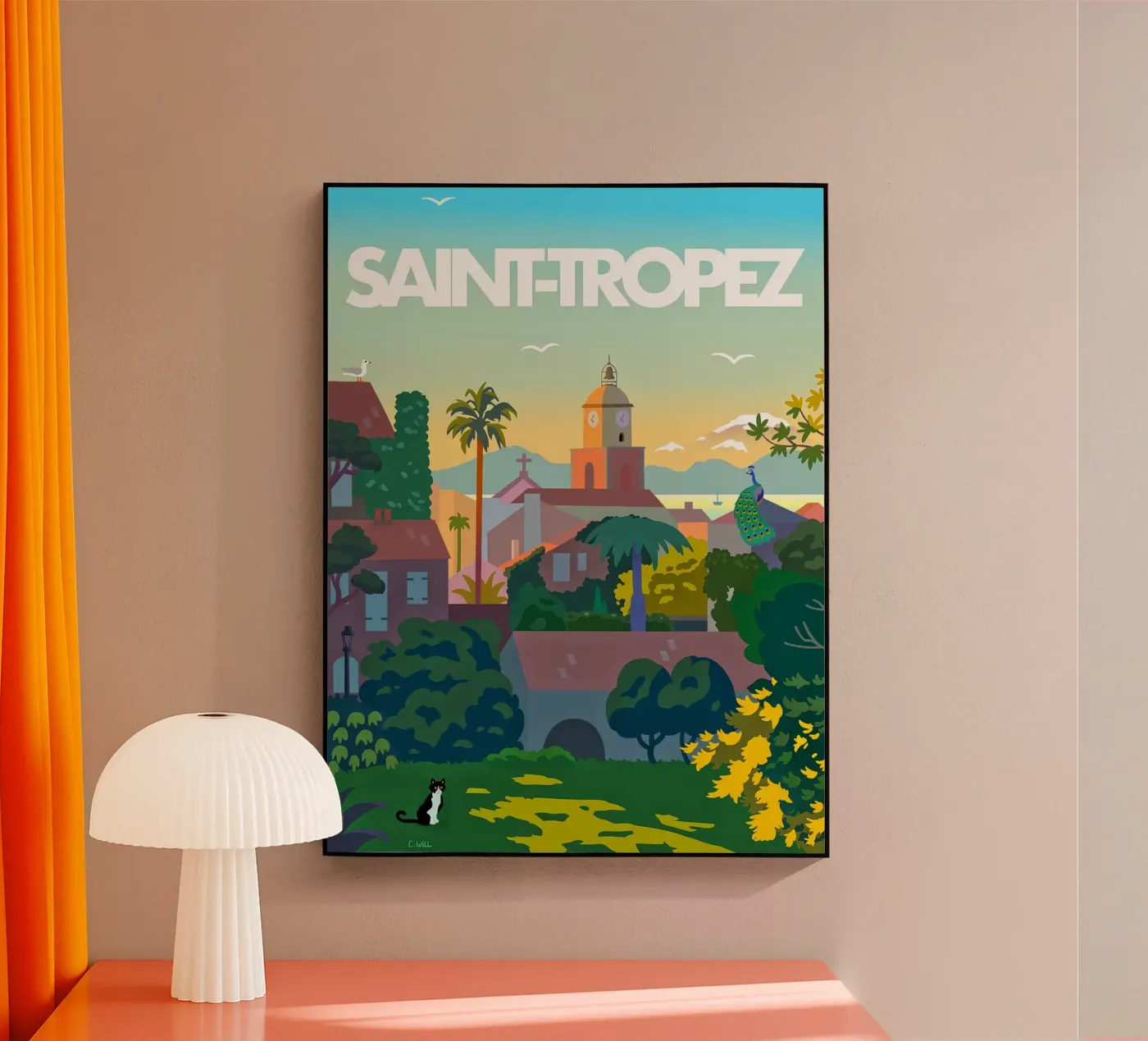 Saint-Tropez plexiglas de C.WILL
