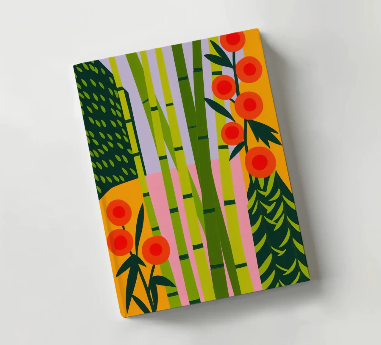 Spring in the bamboo forest | Nature meets abstraction notebook by Autofocus