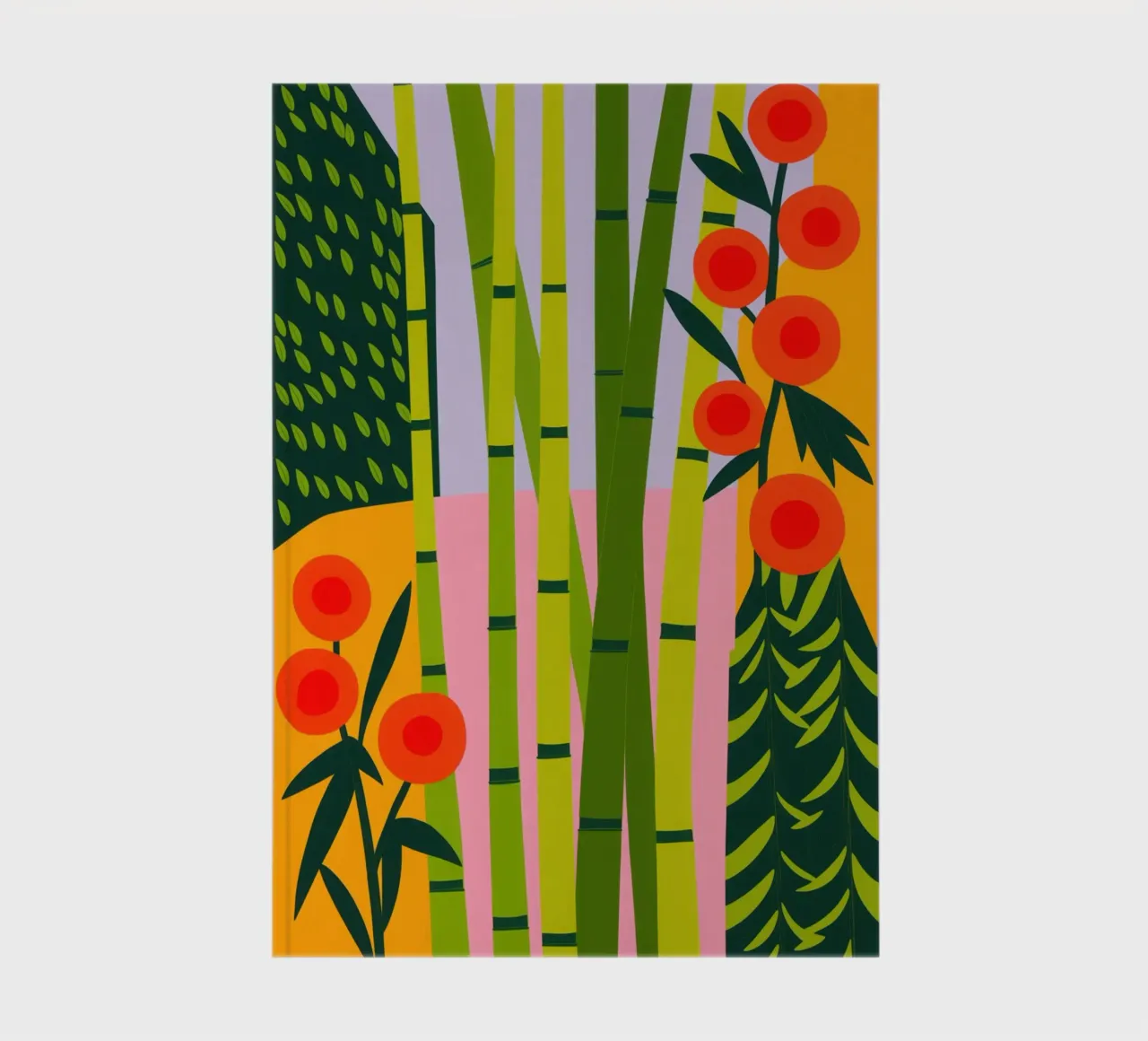 Spring in the bamboo forest | Nature meets abstraction notebook by Autofocus