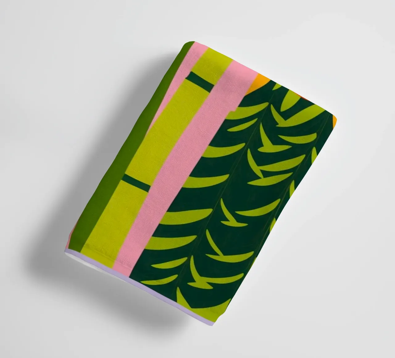 Spring in the bamboo forest | Nature meets abstraction towel by Autofocus