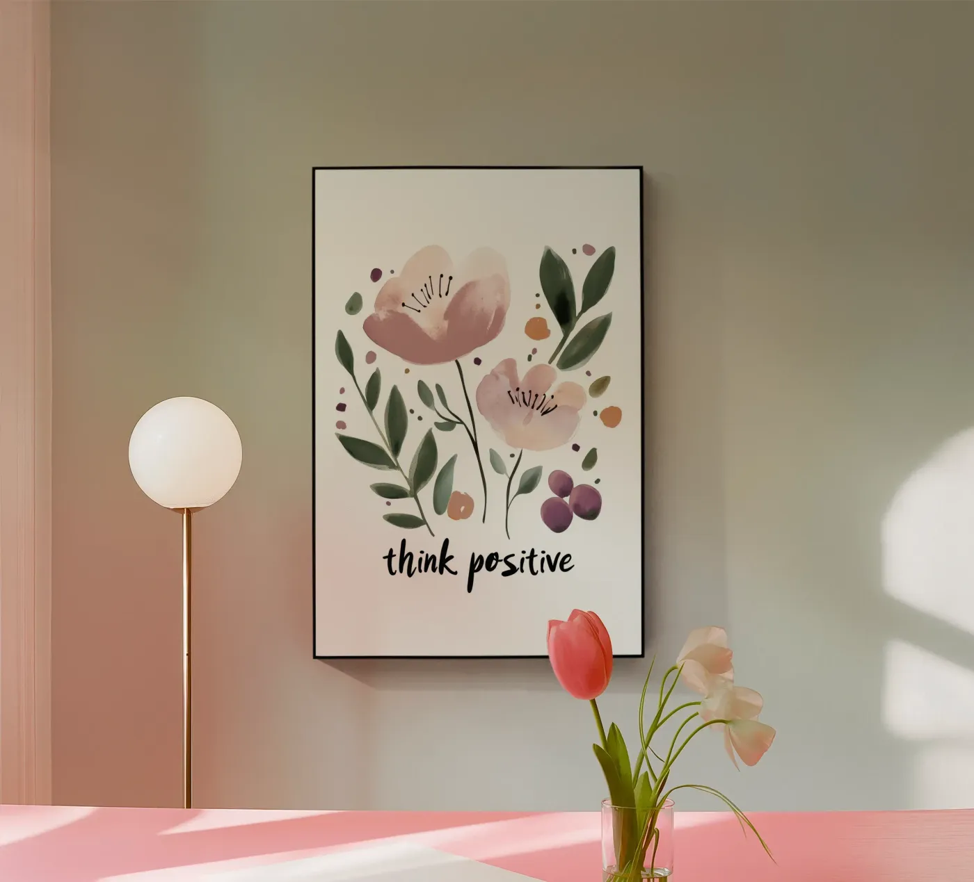 Think Positive No 03 plexiglass da treechild