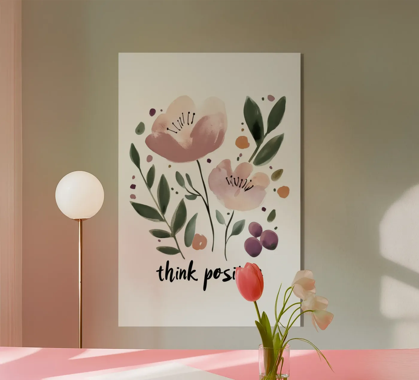 Think Positive No 03 plexiglass da treechild