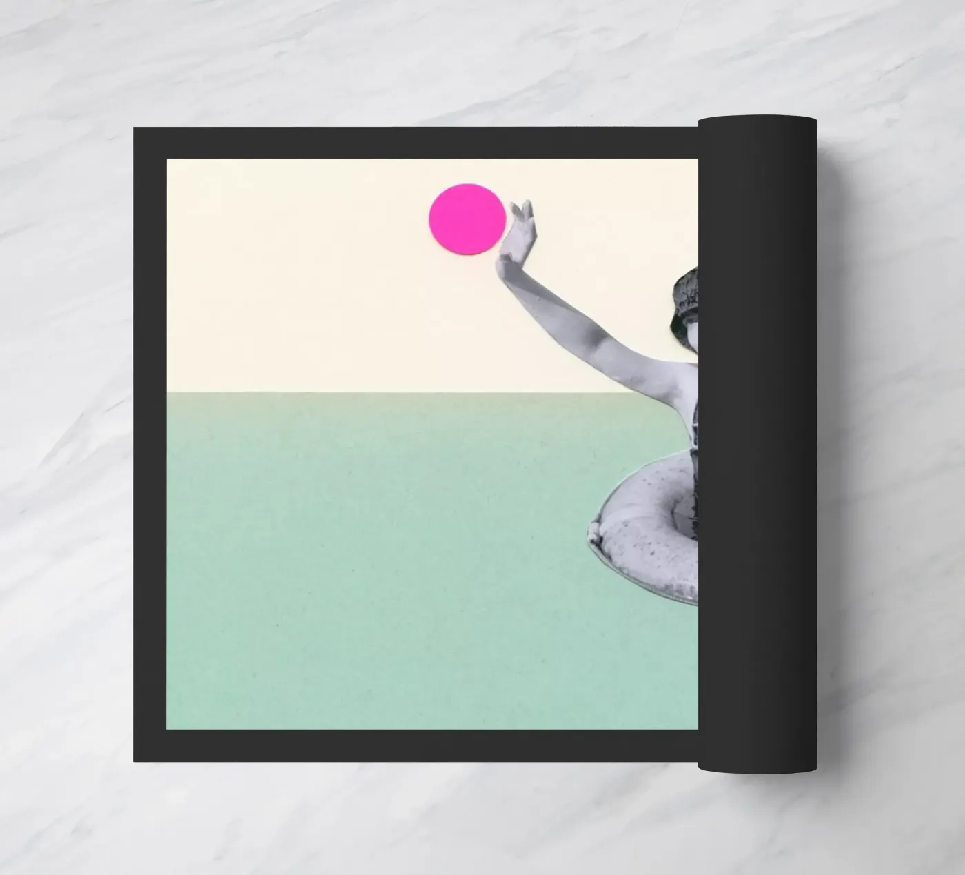 Pool Days doormat by Cassia Beck Collage