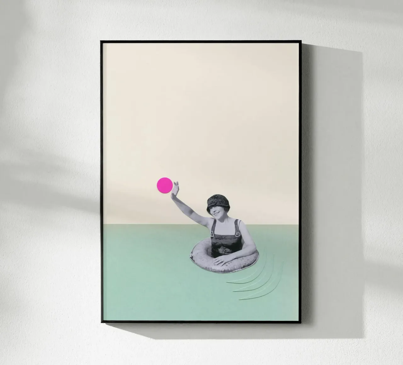 Pool Days plexiglass da Cassia Beck Collage